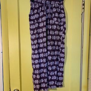 Ivory Ella Purple Pajama Pants Small